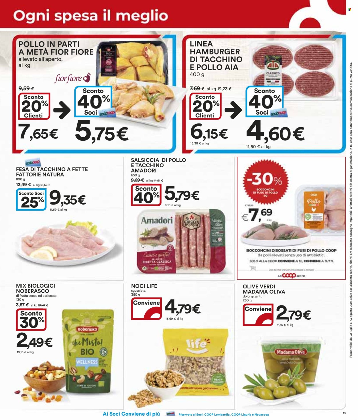 Volantino Coop - 31/7/2025 - 13/8/2025. Pagina 13