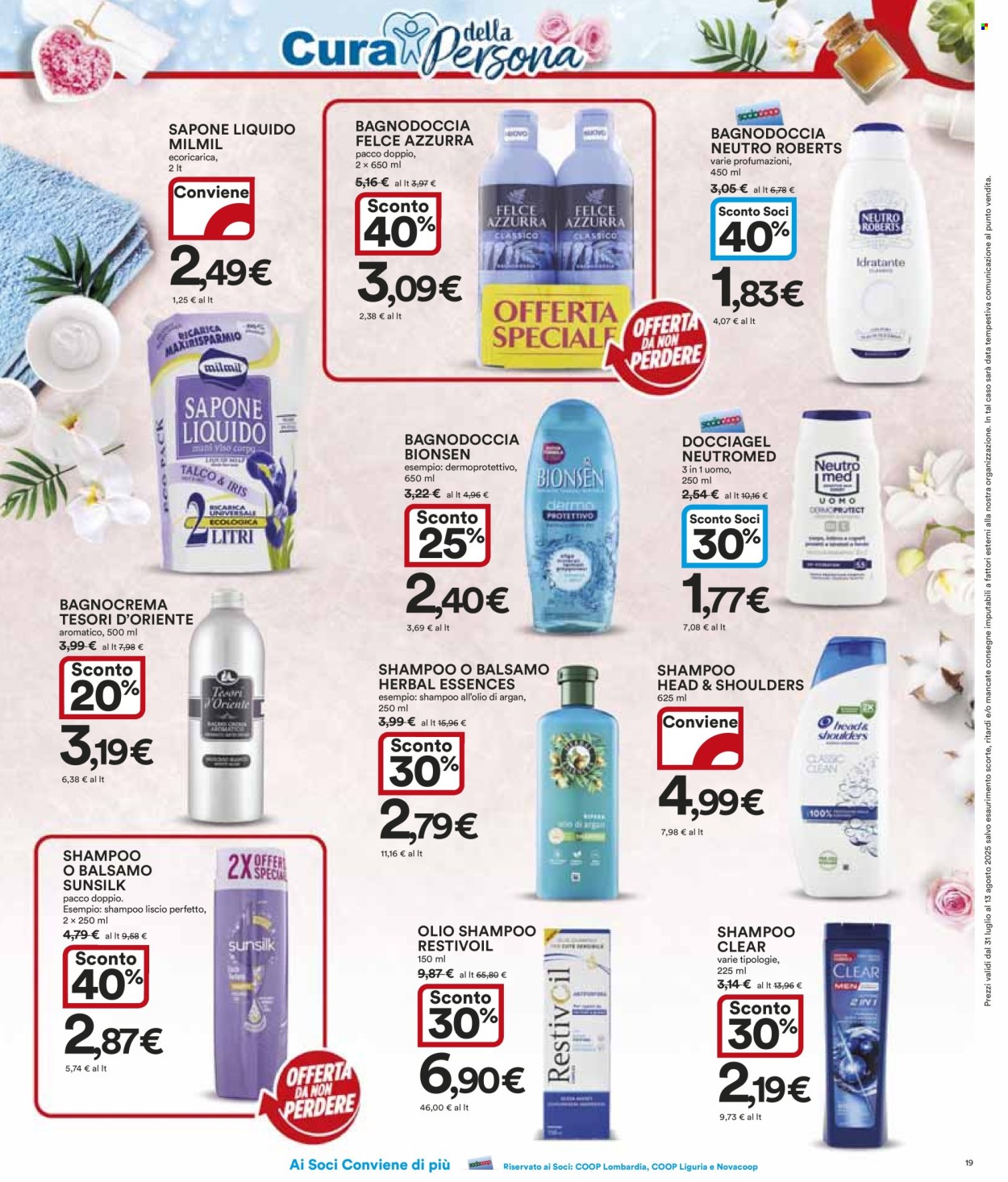Volantino Coop - 31/7/2025 - 13/8/2025. Pagina 19