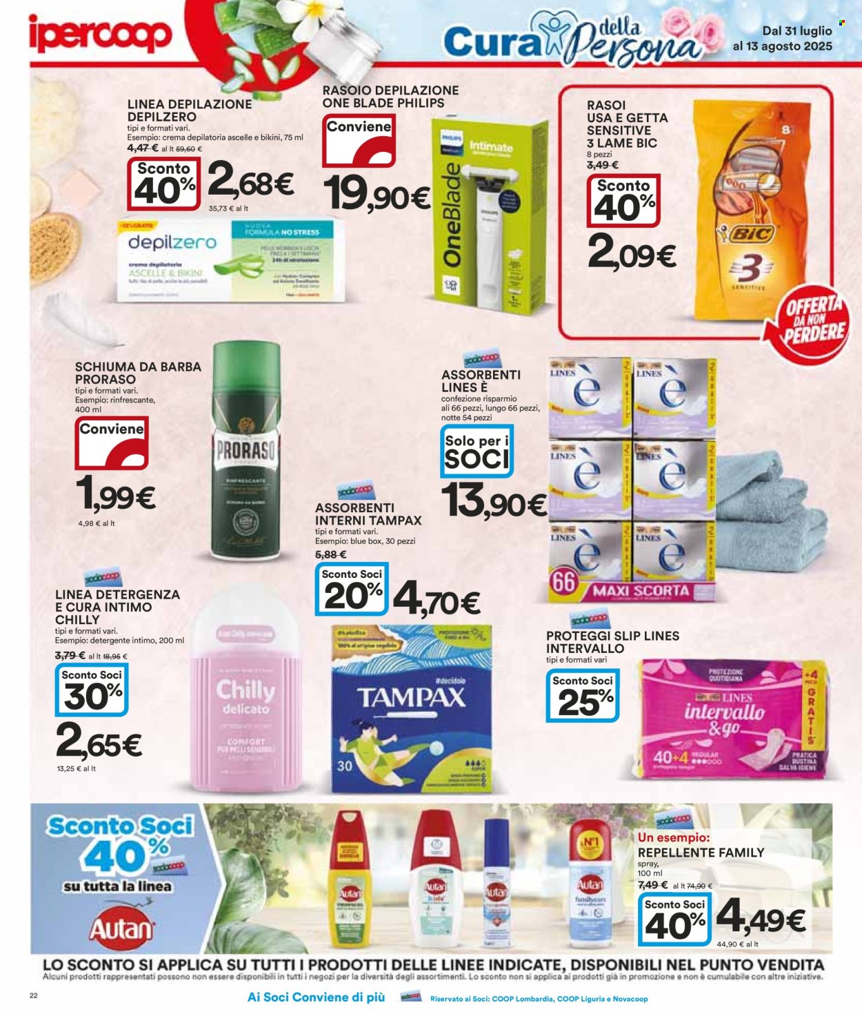 Volantino Coop - 31/7/2025 - 13/8/2025. Pagina 22