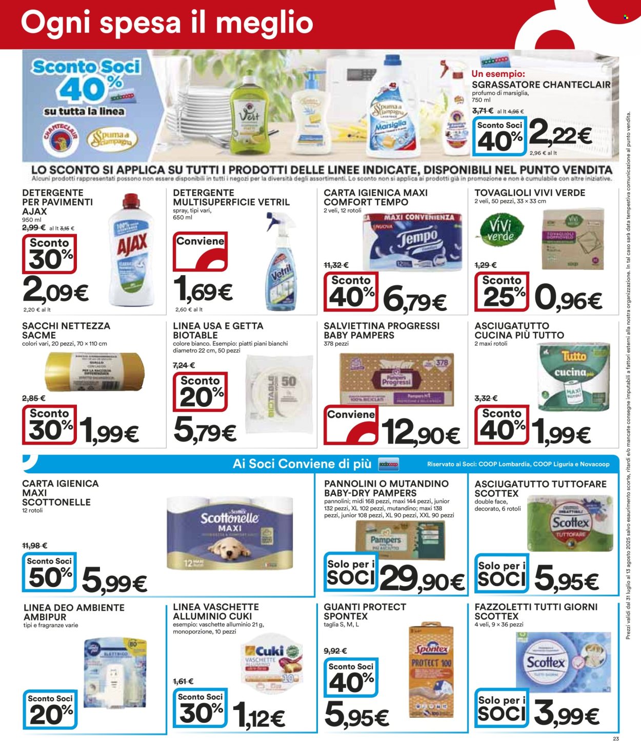 Volantino Coop - 31/7/2025 - 13/8/2025. Pagina 23