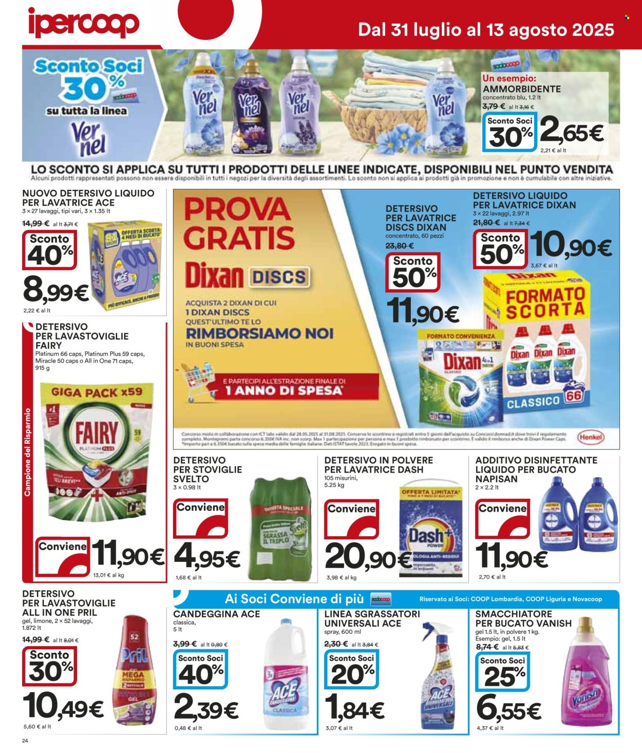 Volantino Coop - 31/7/2025 - 13/8/2025. Pagina 24