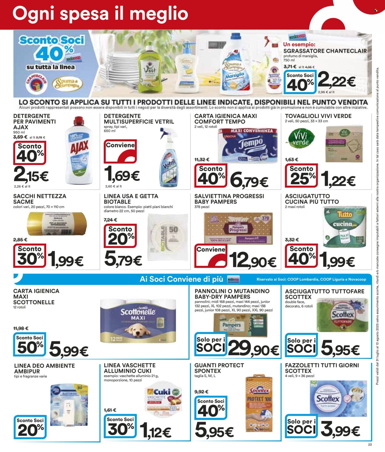 Volantino Coop - 31/7/2025 - 13/8/2025. Pagina 23