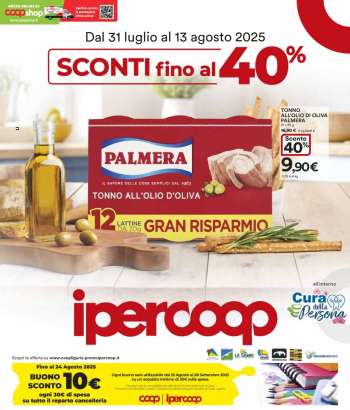 Volantino Coop - 31/7/2025 - 13/8/2025.
