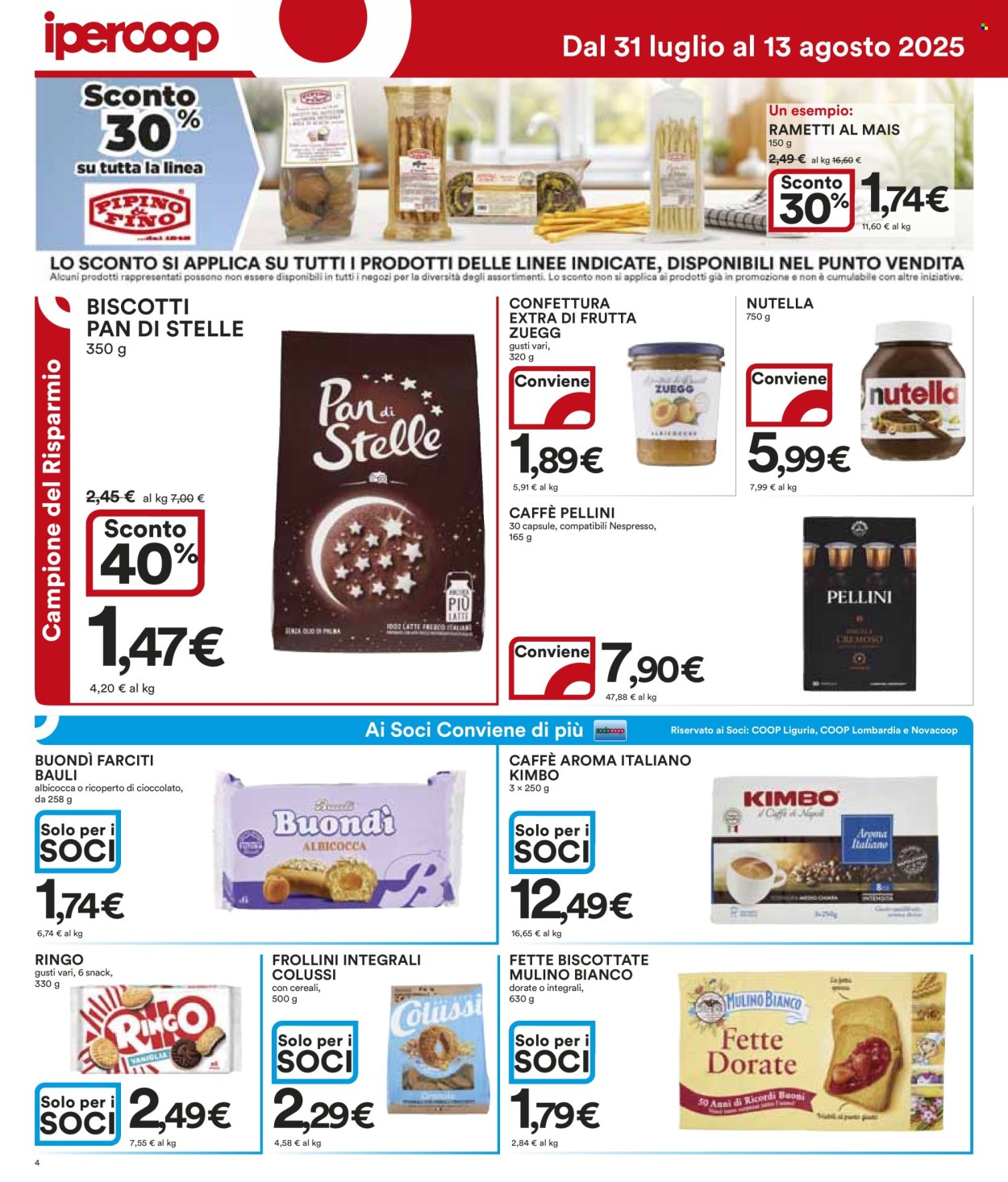 Volantino Coop - 31/7/2025 - 13/8/2025. Pagina 4
