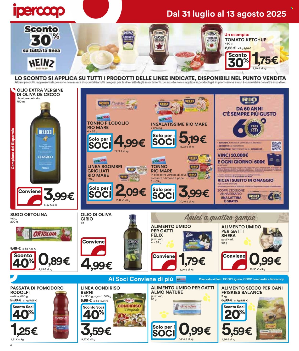 Volantino Coop - 31/7/2025 - 13/8/2025. Pagina 6