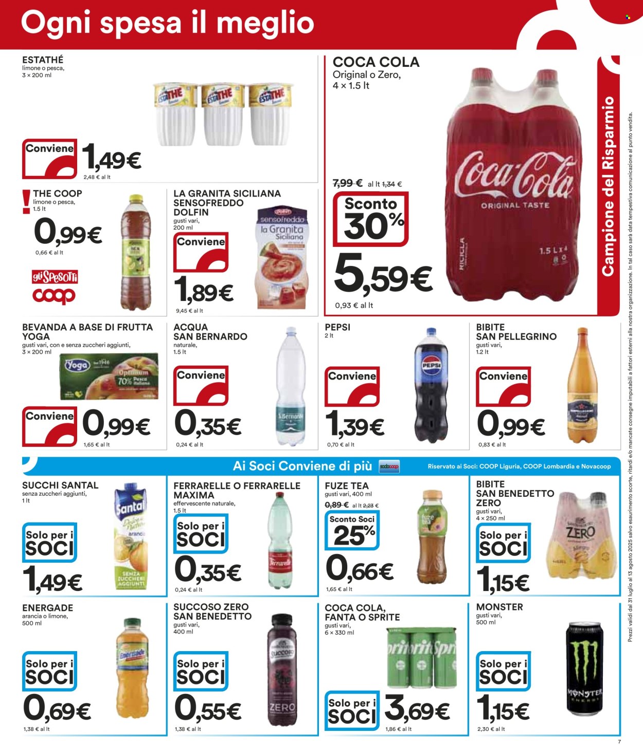 Volantino Coop - 31/7/2025 - 13/8/2025. Pagina 7