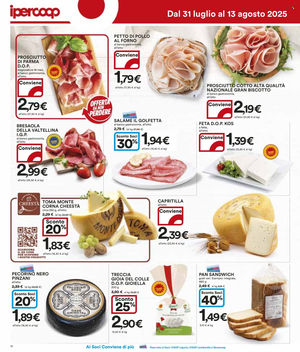 Volantino Coop - 31/7/2025 - 13/8/2025. Pagina 10