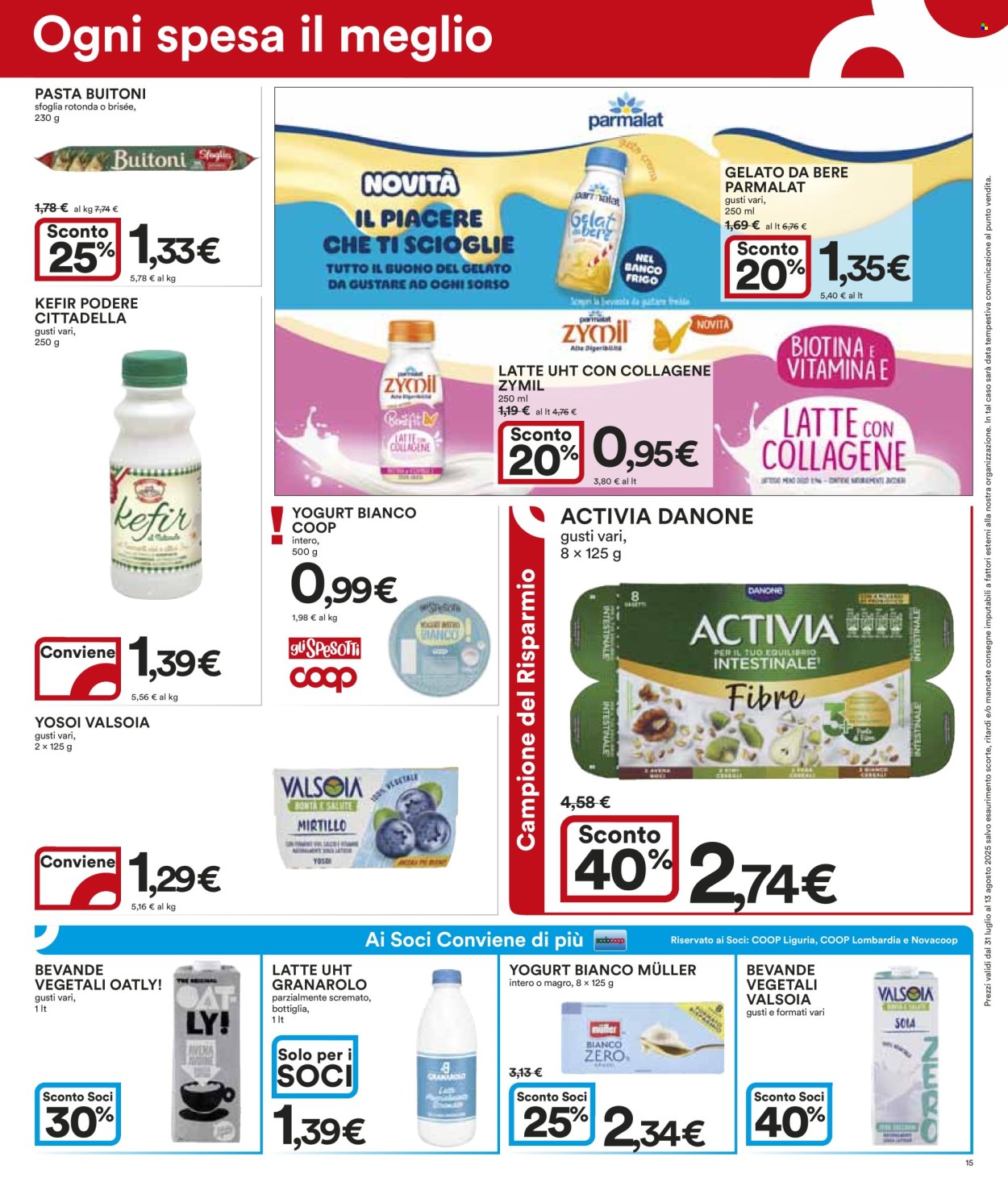 Volantino Coop - 31/7/2025 - 13/8/2025. Pagina 15