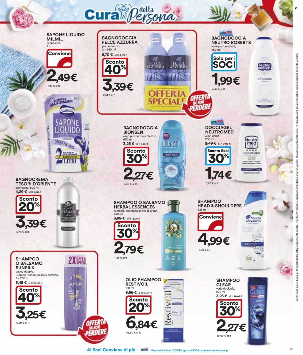 Volantino Coop - 31/7/2025 - 13/8/2025. Pagina 19