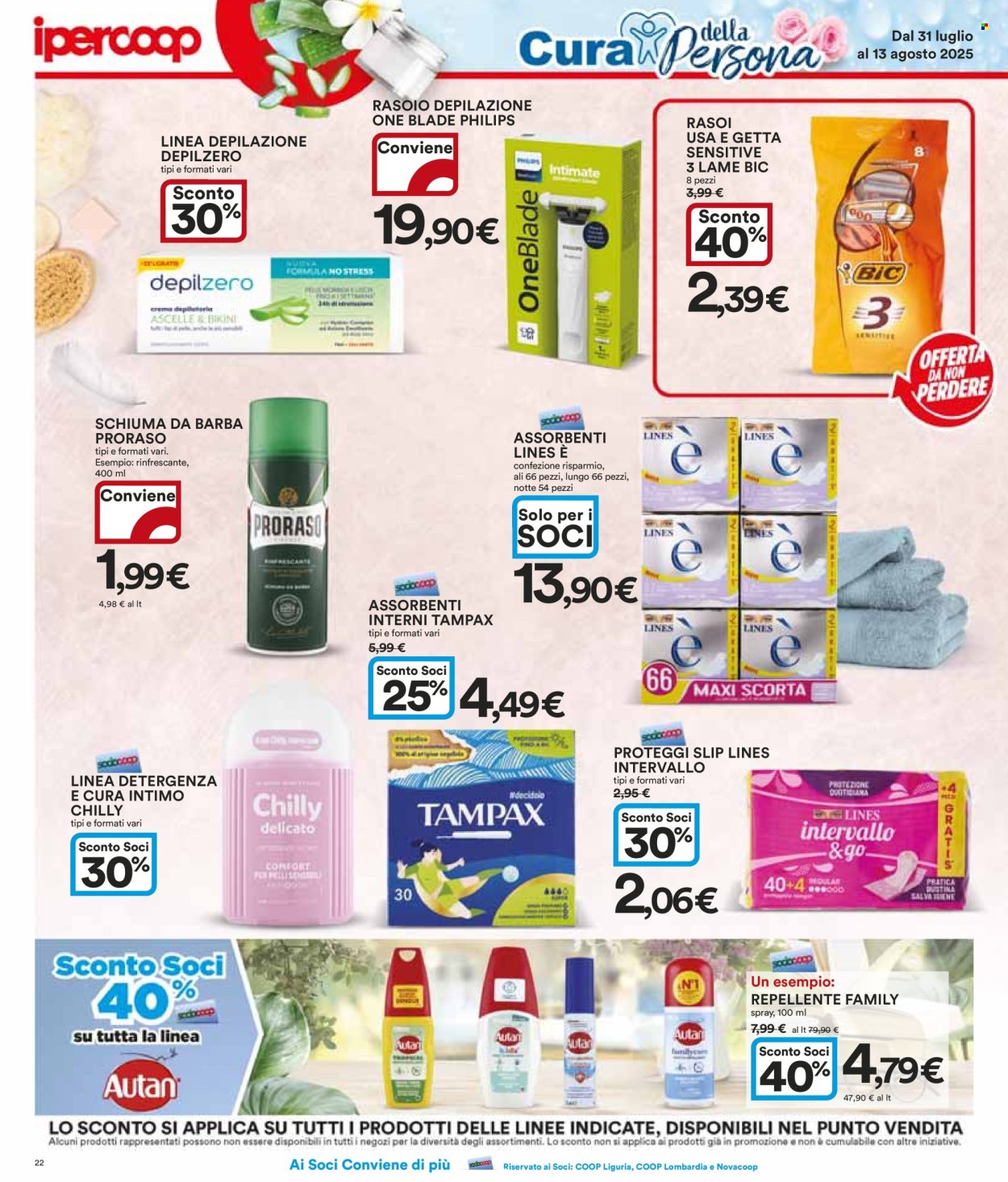 Volantino Coop - 31/7/2025 - 13/8/2025. Pagina 22
