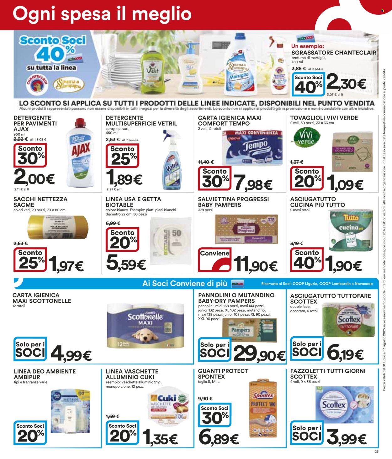 Volantino Coop - 31/7/2025 - 13/8/2025. Pagina 23