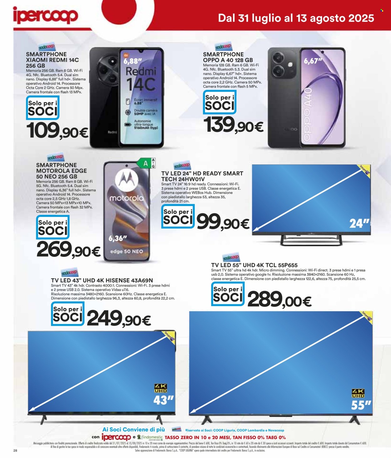 Volantino Coop - 31/7/2025 - 13/8/2025. Pagina 28