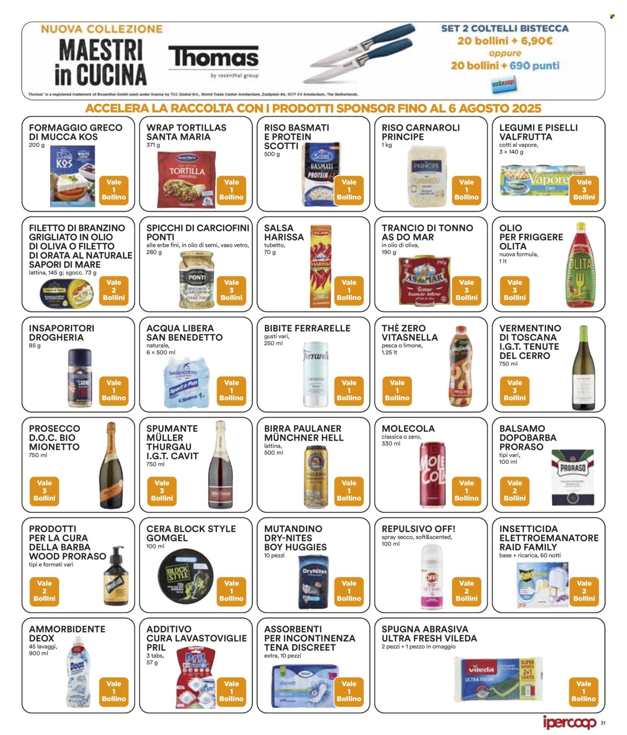 Volantino Coop - 31/7/2025 - 13/8/2025. Pagina 31