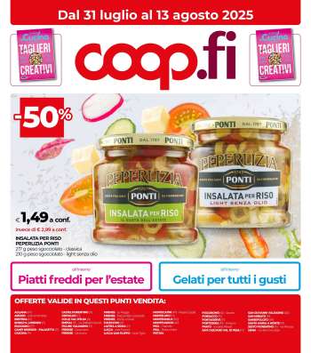 Volantino Coop - 31/7/2025 - 13/8/2025.