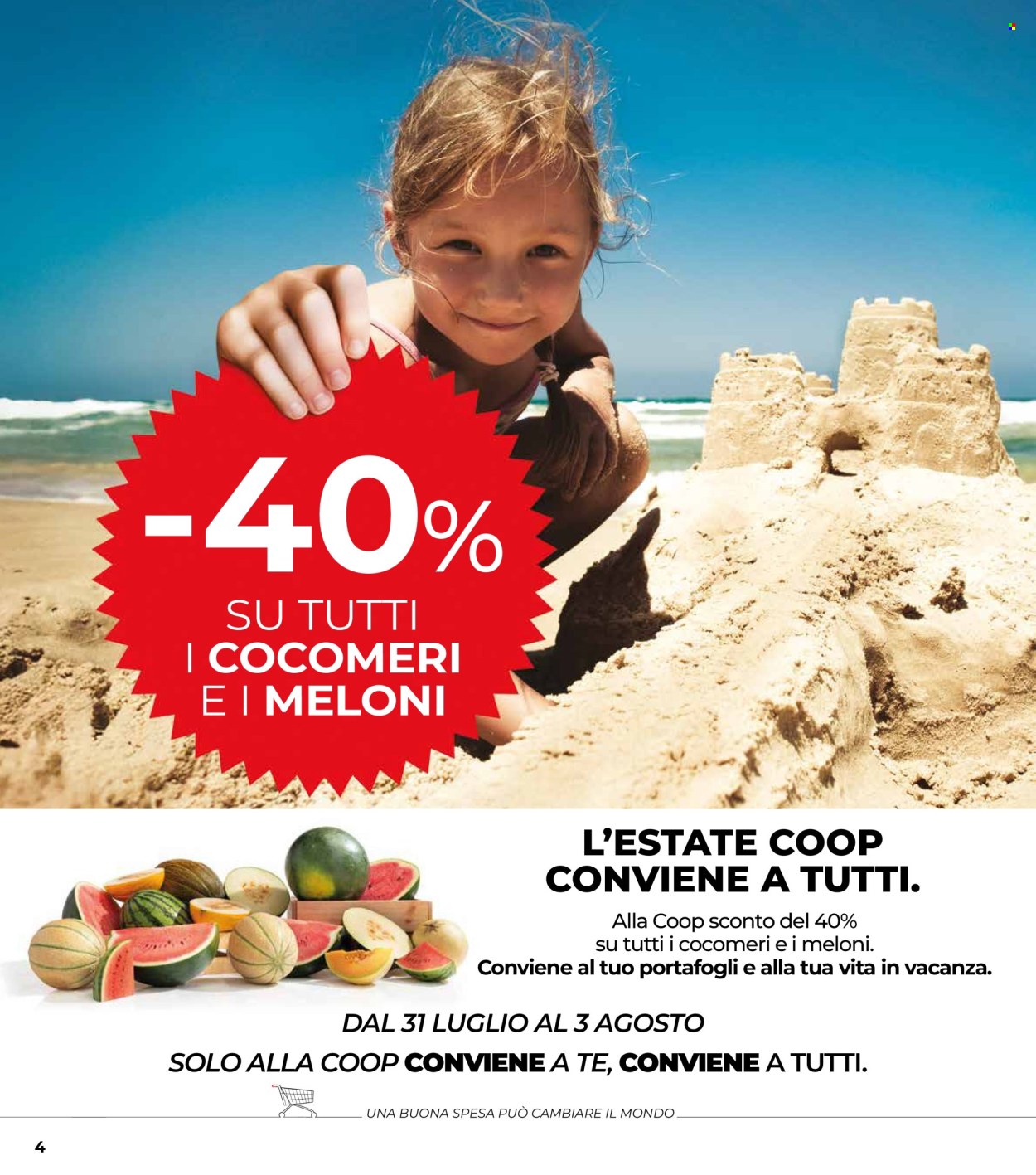 Volantino Coop - 31/7/2025 - 13/8/2025. Pagina 4