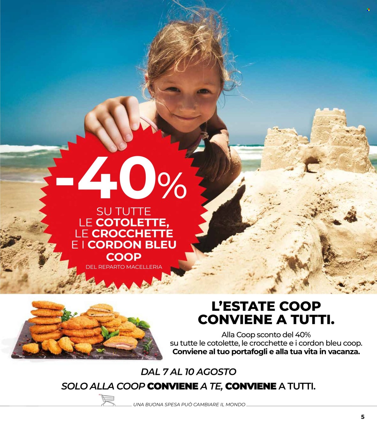 Volantino Coop - 31/7/2025 - 13/8/2025. Pagina 5