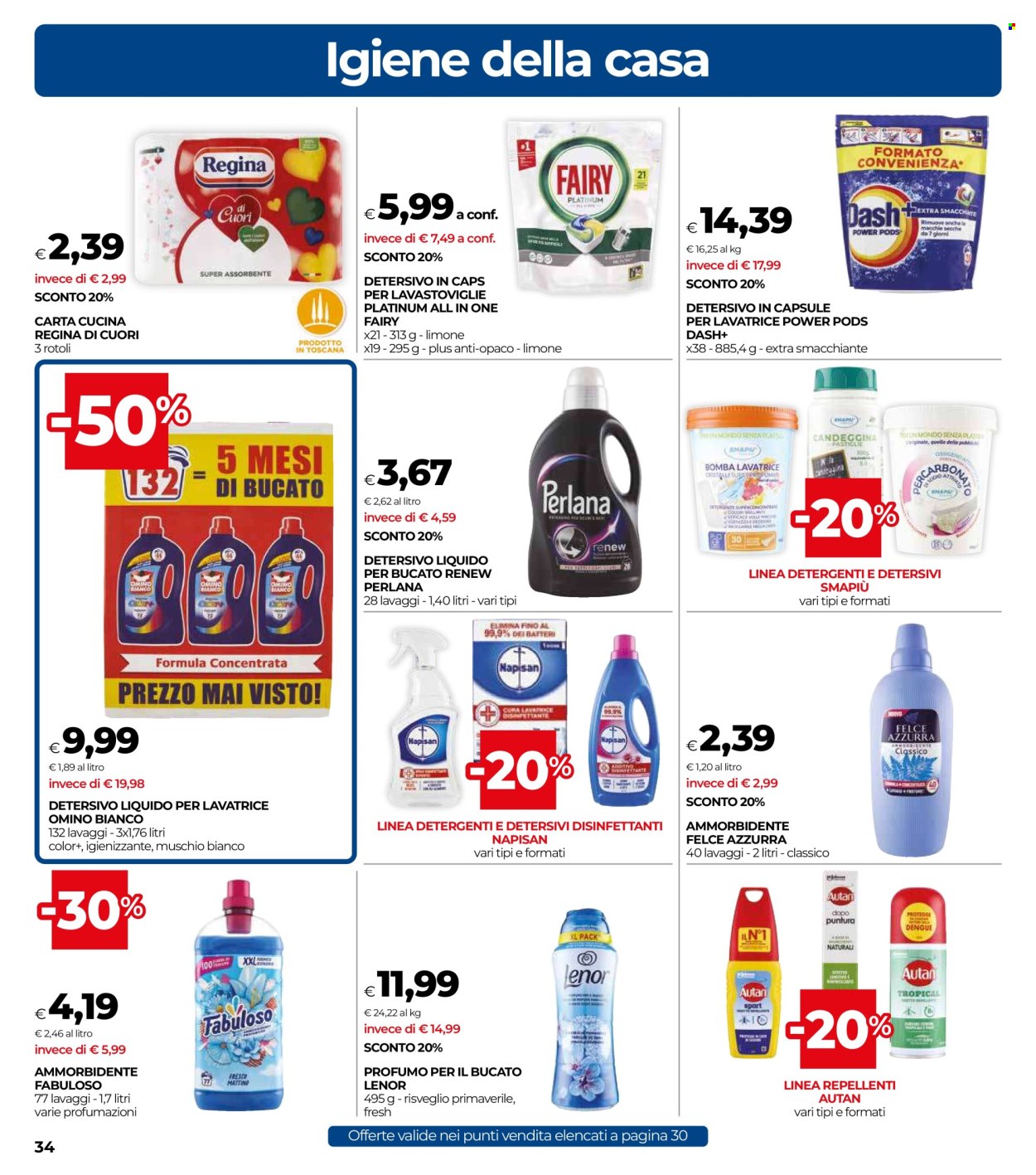 Volantino Coop - 31/7/2025 - 13/8/2025. Pagina 34