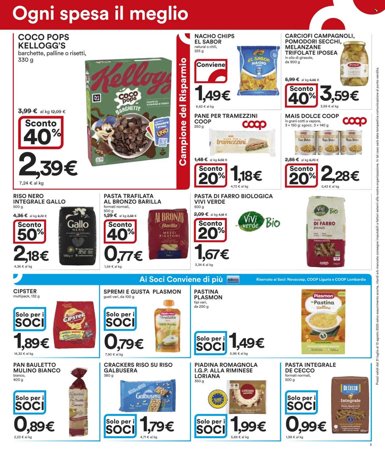 Volantino Coop - 31/7/2025 - 13/8/2025. Pagina 5