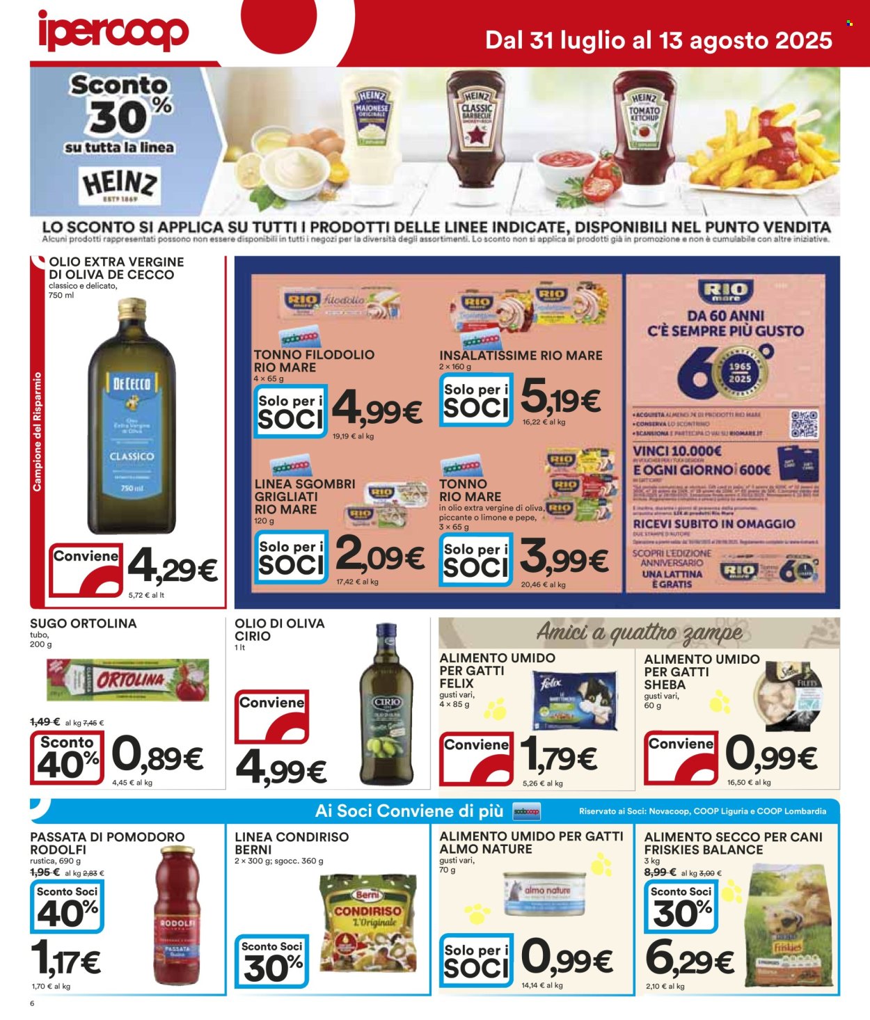 Volantino Coop - 31/7/2025 - 13/8/2025. Pagina 6