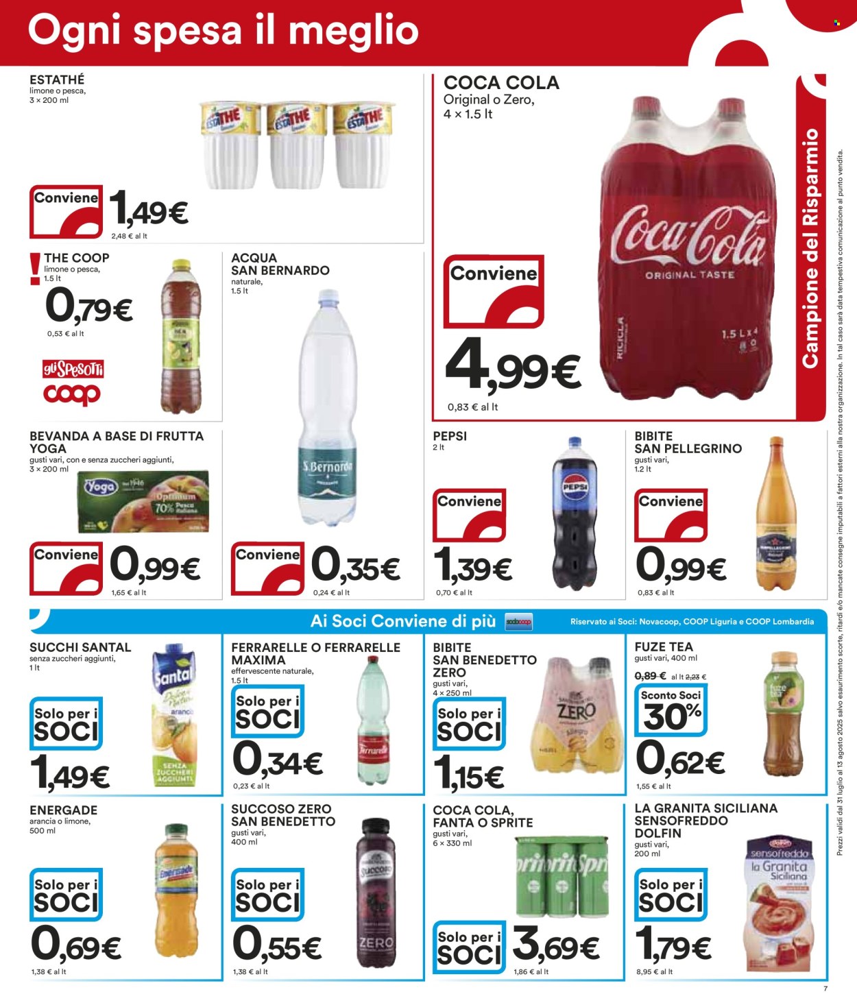 Volantino Coop - 31/7/2025 - 13/8/2025. Pagina 7