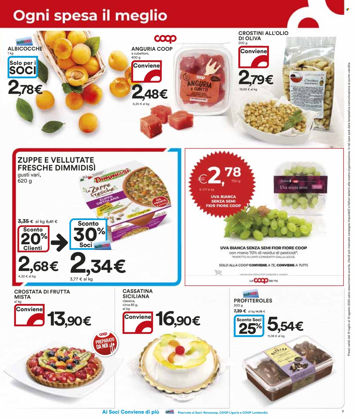 Volantino Coop - 31/7/2025 - 13/8/2025. Pagina 9