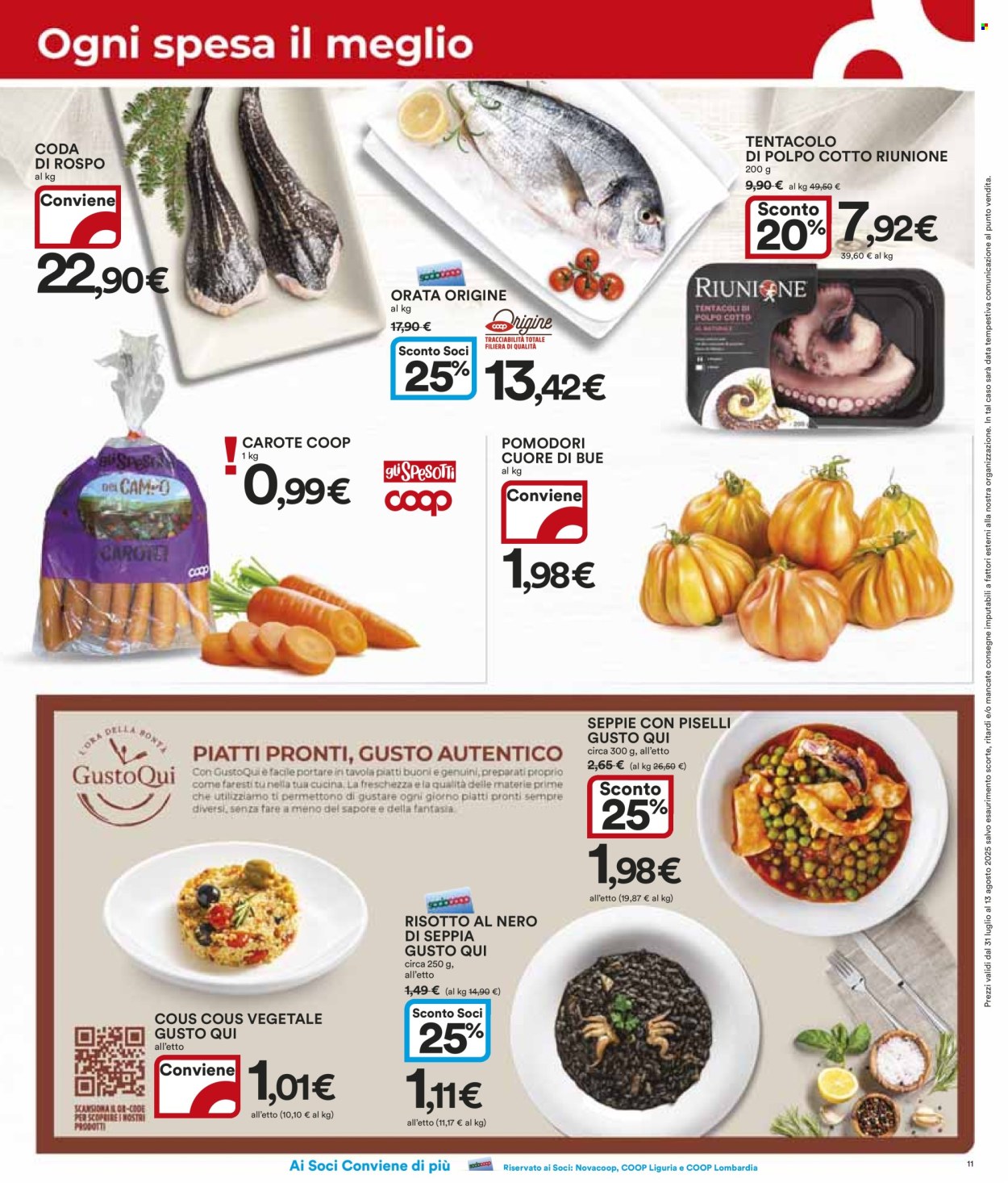 Volantino Coop - 31/7/2025 - 13/8/2025. Pagina 11