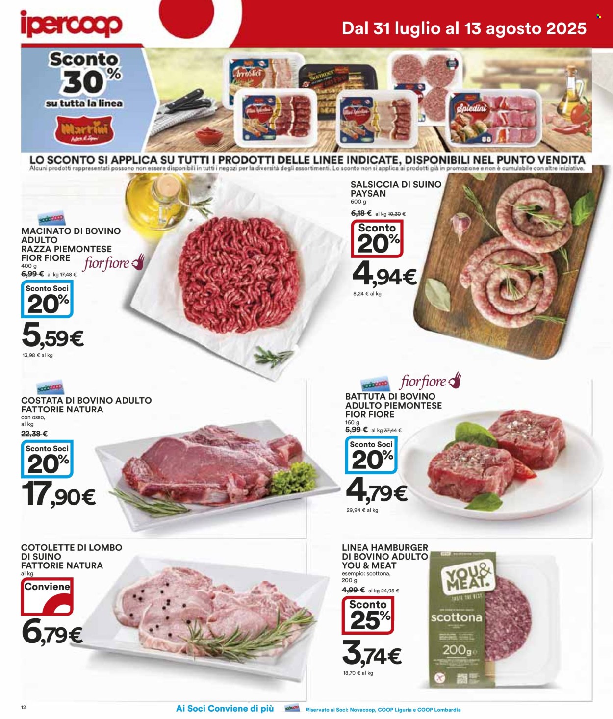 Volantino Coop - 31/7/2025 - 13/8/2025. Pagina 12