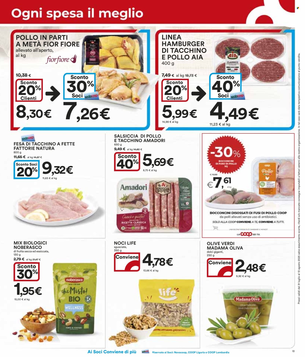Volantino Coop - 31/7/2025 - 13/8/2025. Pagina 13