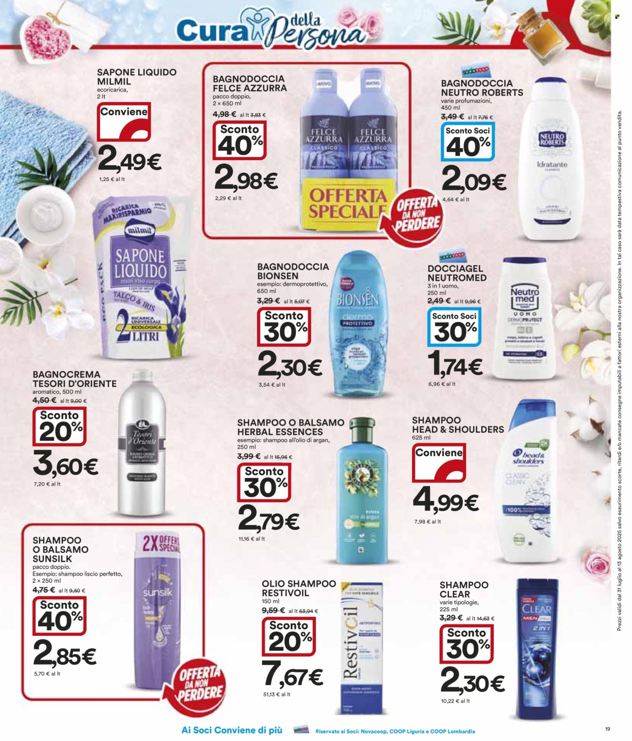 Volantino Coop - 31/7/2025 - 13/8/2025. Pagina 19