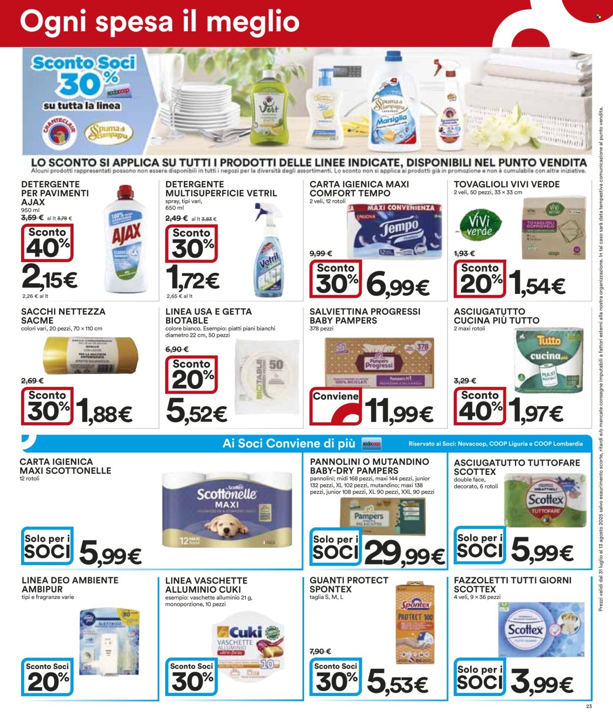 Volantino Coop - 31/7/2025 - 13/8/2025. Pagina 23