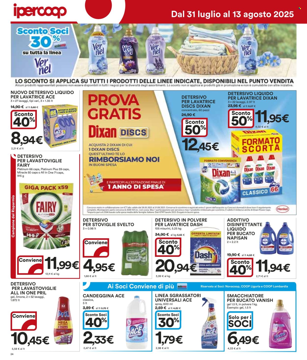 Volantino Coop - 31/7/2025 - 13/8/2025. Pagina 24