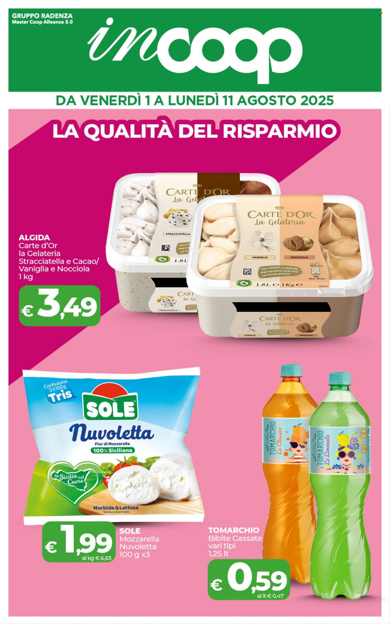 Volantino Coop - 1/8/2025 - 11/8/2025. Pagina 1
