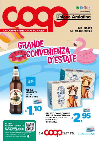 Volantino Coop - 31/7/2025 - 12/8/2025.