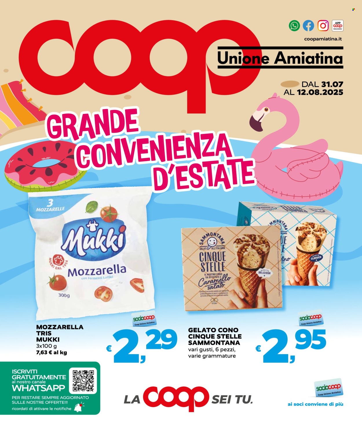 Volantino Coop - 31/7/2025 - 12/8/2025. Pagina 1