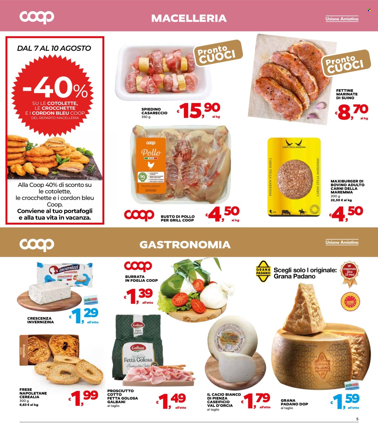 Volantino Coop - 31/7/2025 - 12/8/2025. Pagina 5