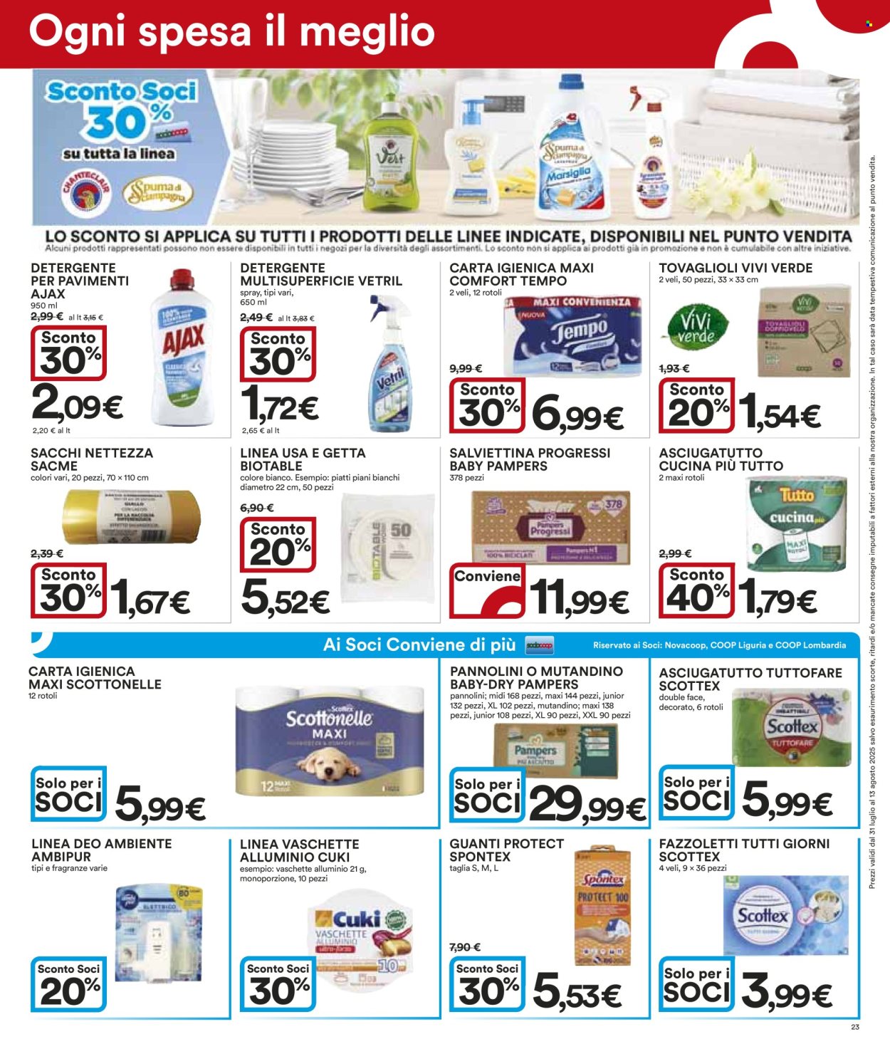 Volantino Coop - 31/7/2025 - 13/8/2025. Pagina 23
