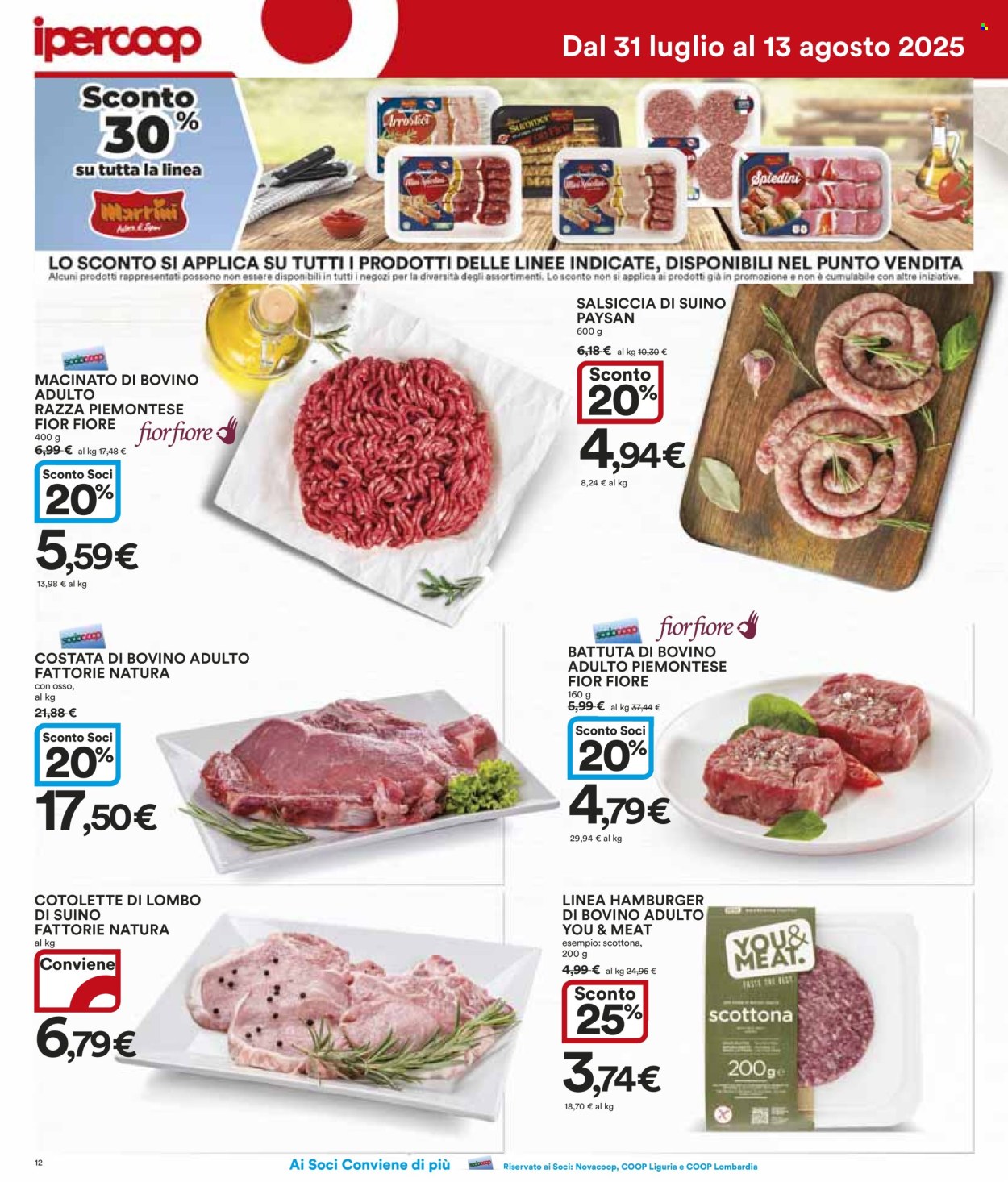 Volantino Coop - 31/7/2025 - 13/8/2025. Pagina 12