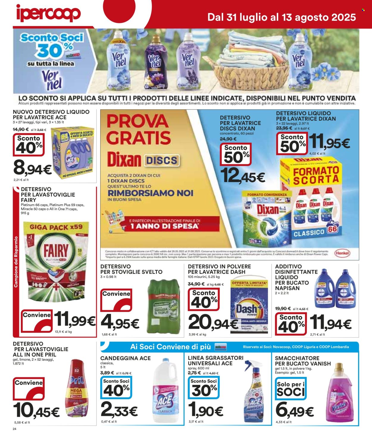 Volantino Coop - 31/7/2025 - 13/8/2025. Pagina 24