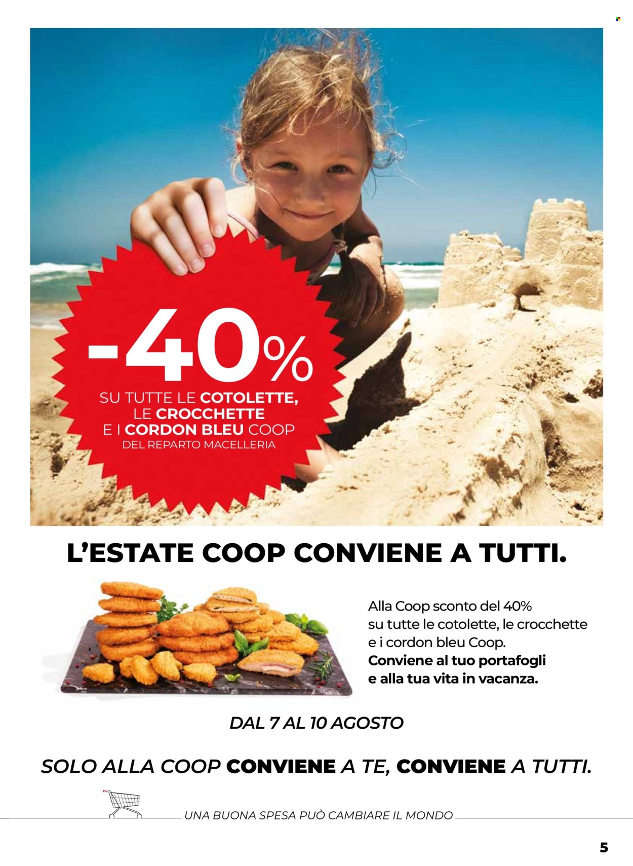 Volantino Coop - 31/7/2025 - 13/8/2025. Pagina 5