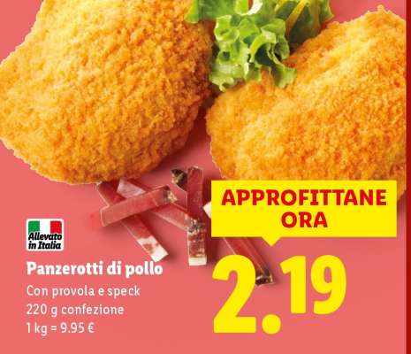 Panzerotti di pollo