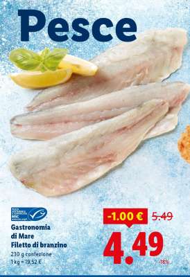 Filetto di branzino