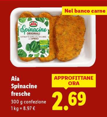 Aia Spinacine fresche