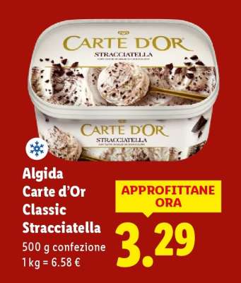 Algida Carte d’Or Classic Stracciatella