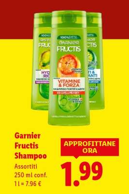 Garnier Fructis Shampoo