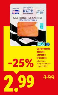 Gastronomia di Mare Salmone islandese