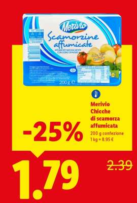 Merivio Chiche di scamorza affumicata