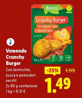 Vemondo Crunchy Burger