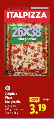 ITALPIZZA PIZZA MARGHERITA
