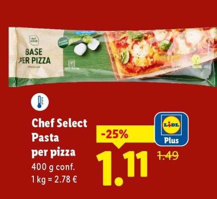 Chef Select Pasta per pizza
