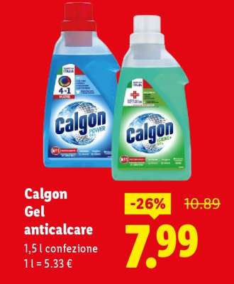 Calgon Gel anticalcare